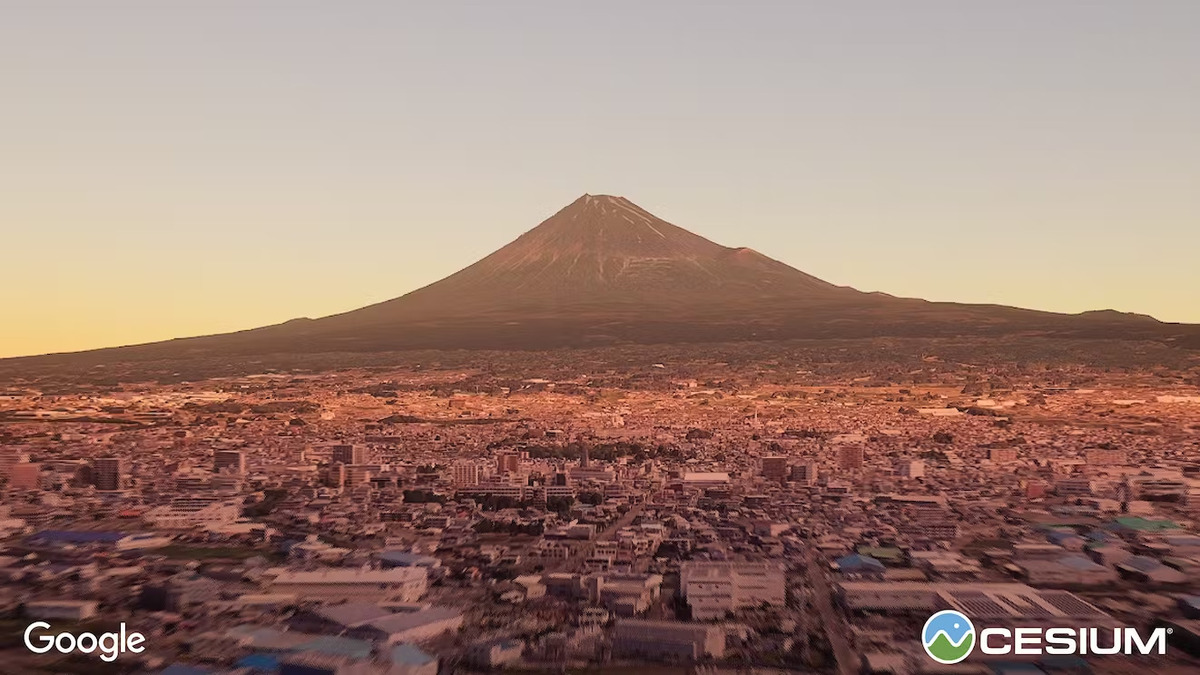 Cesium、地図から3Dデータを取得する『Photorealistic 3D Tiles』をリリース。Googleが持つ地理情報に基づいたリアルな3Dモデルをインポートできる