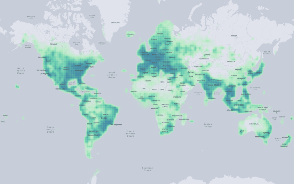 Overture Maps Foundationが世界規模のオープンマップのデータセットをリリース！世界中の5900万の場所、7億8000万の建物のデータを格納