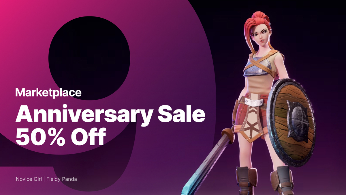 1,700以上のアセットが最大50％オフ！Unreal Engineマーケットプレイスセールが9/5（月）まで開催