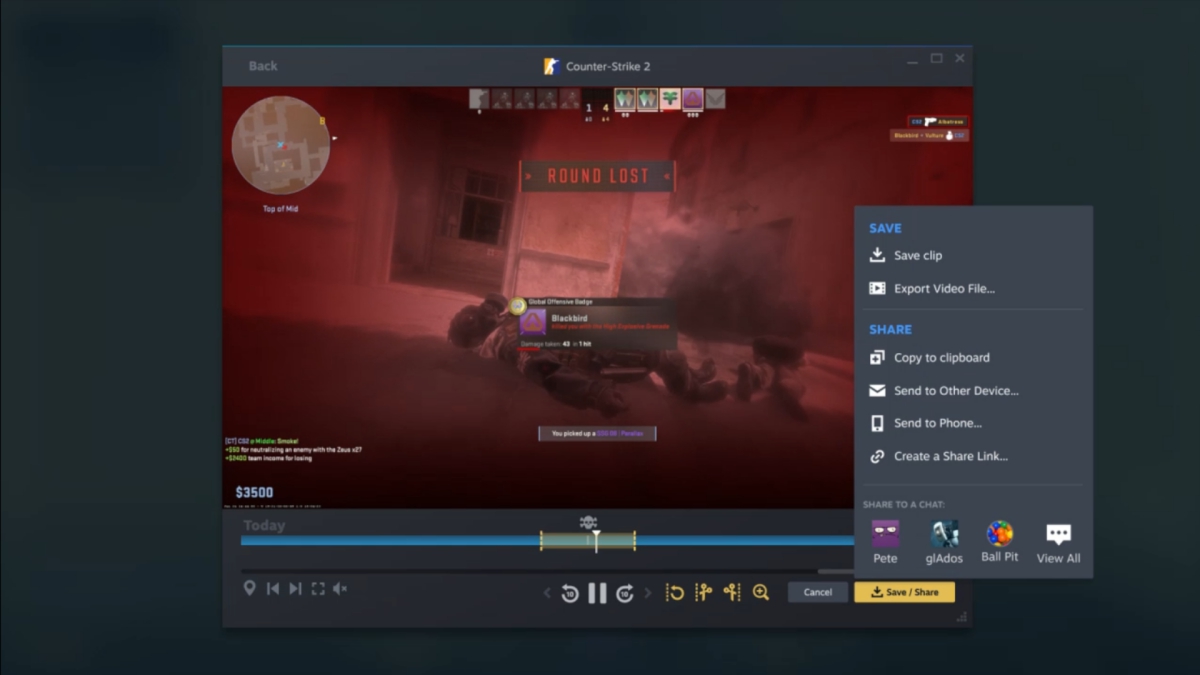 Steam、ゲームプレイ映像の録画・クリップ作成が可能な「ゲームレコーディング」のベータ版が登場。ゲーム開発者向けのAPIも公開