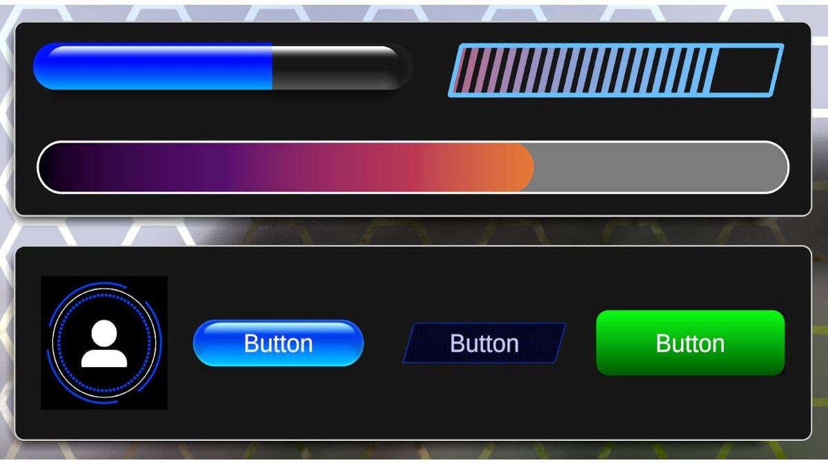幅や解像度が自動調整されるUIを収録。UnityのShader Graphを活用した公式サンプルパック「UGUI Shaders」リリース