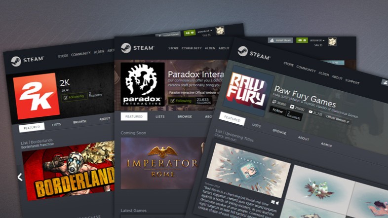 Steamの「開発者・パブリッシャーホームページ」をストアページ設定画面からリンクできるように。SNSリンク掲載の仕様などもアップデート