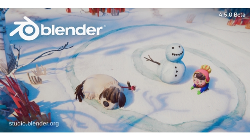 「Blender 4.5 LTS」ベータ版がリリース。FBXを最大15倍の速度で読み込めるインポーターの実装や、メッシュの法線をジオメトリノードで編集可能に