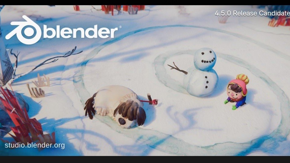 「Blender 4.5 LTS」リリース候補版（Release Candidate）が提供開始。7/15に正式リリース予定