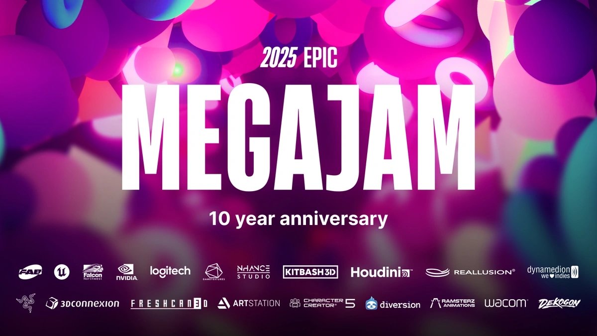 Epic Games主催のゲームジャム「2025 Epic MegaJam」、10/17（金）～24（金）に開催。新たにRazerなどがスポンサーに参加