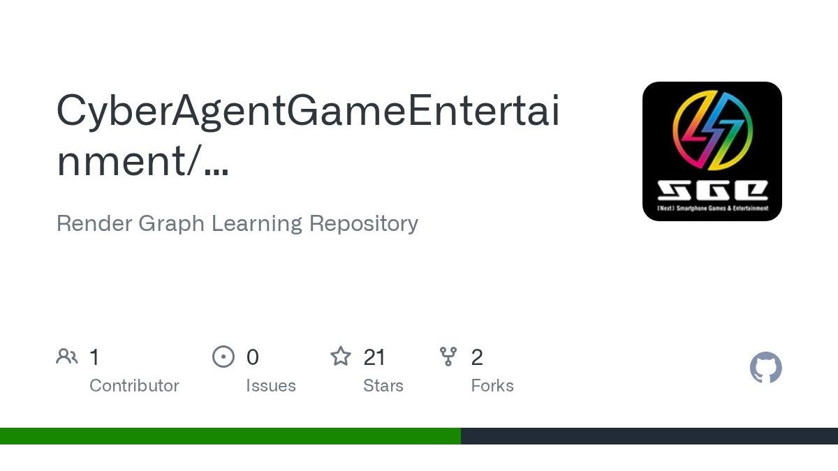 Unity 6「Render Graph」の解説資料、サイバーエージェントが公開。GPUアーキテクチャの基本からポストプロセス実装手法まで