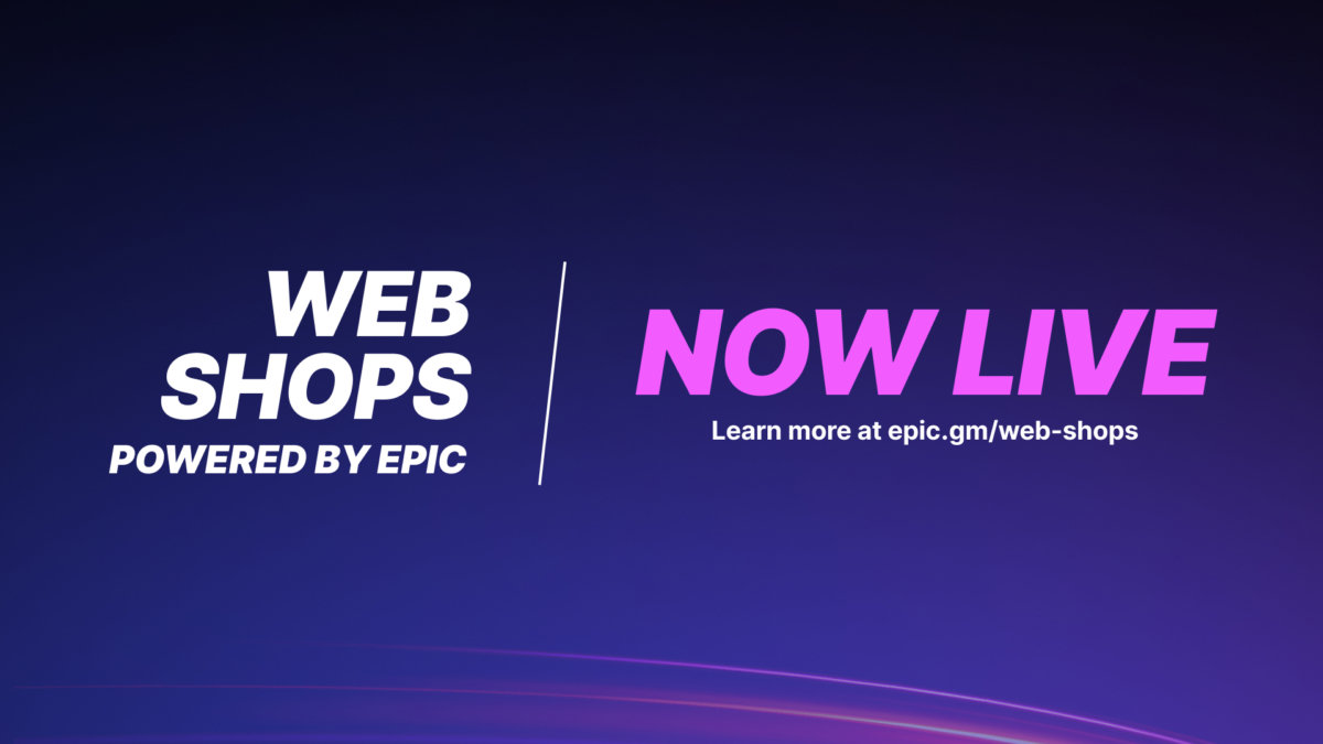 Epic Games Storeでゲーム内アイテムを販売できる「Epicウェブショップ」提供開始。ストアで未配信のゲームでもアイテムだけ売れる