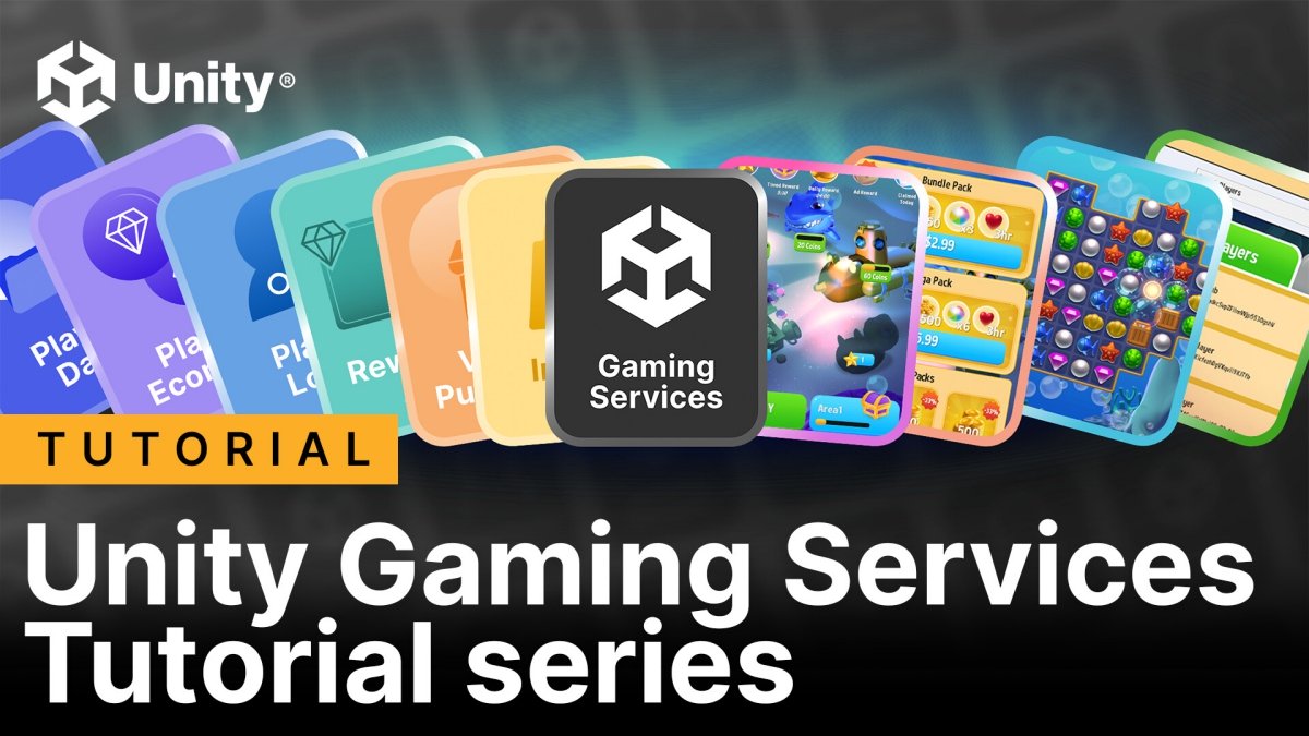 Unity公式クラウドサービス「Unity Gaming Services」、チュートリアル記事＆動画が順次公開中。プレイヤー認証やアプリ内課金の実装などを解説