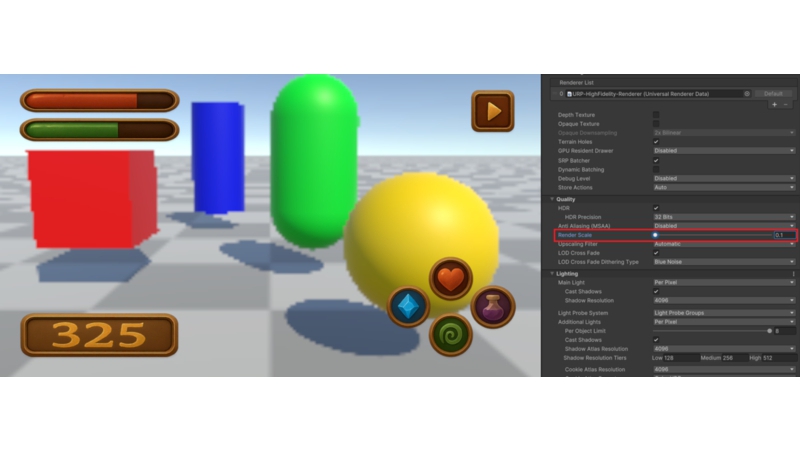 UIと3Dシーンを異なる解像度で描画できる。Unity用オープンソースライブラリ、サイバーエージェント「コアテク」がリリース