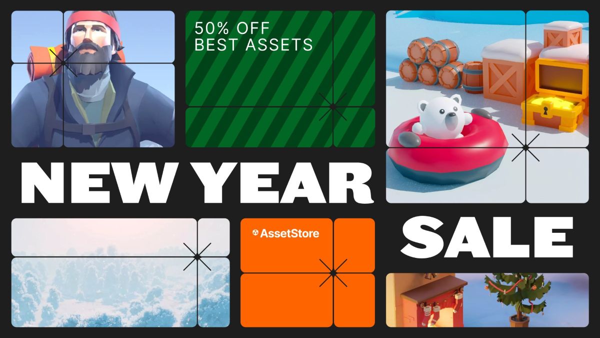 Unity Asset Store、1/8（木）まで「New Yearセール」開催中。「DOTween」「Feel」など1,900以上のアセットが50％オフ