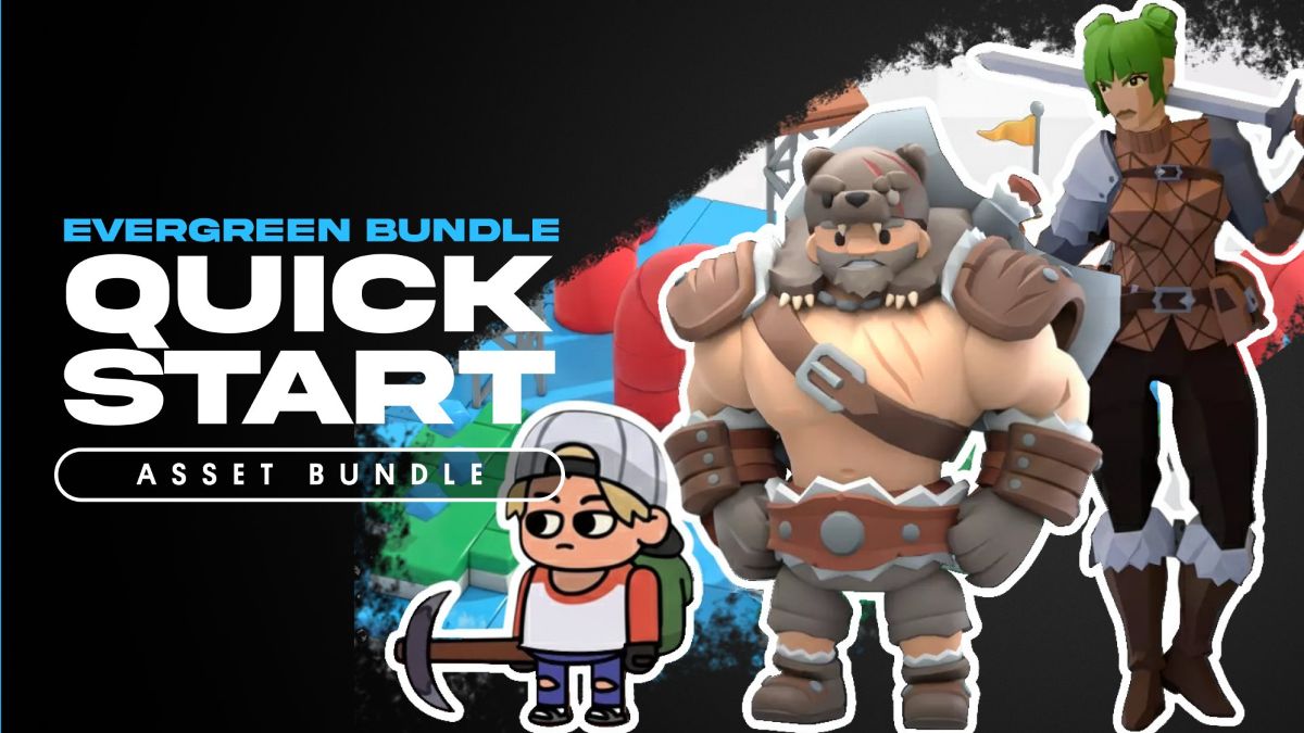 Unity Asset Store、総額約500ドルの製品を2ドルで買える「Quick Start Bundle」セール開催中。2/5（木）午前1時まで