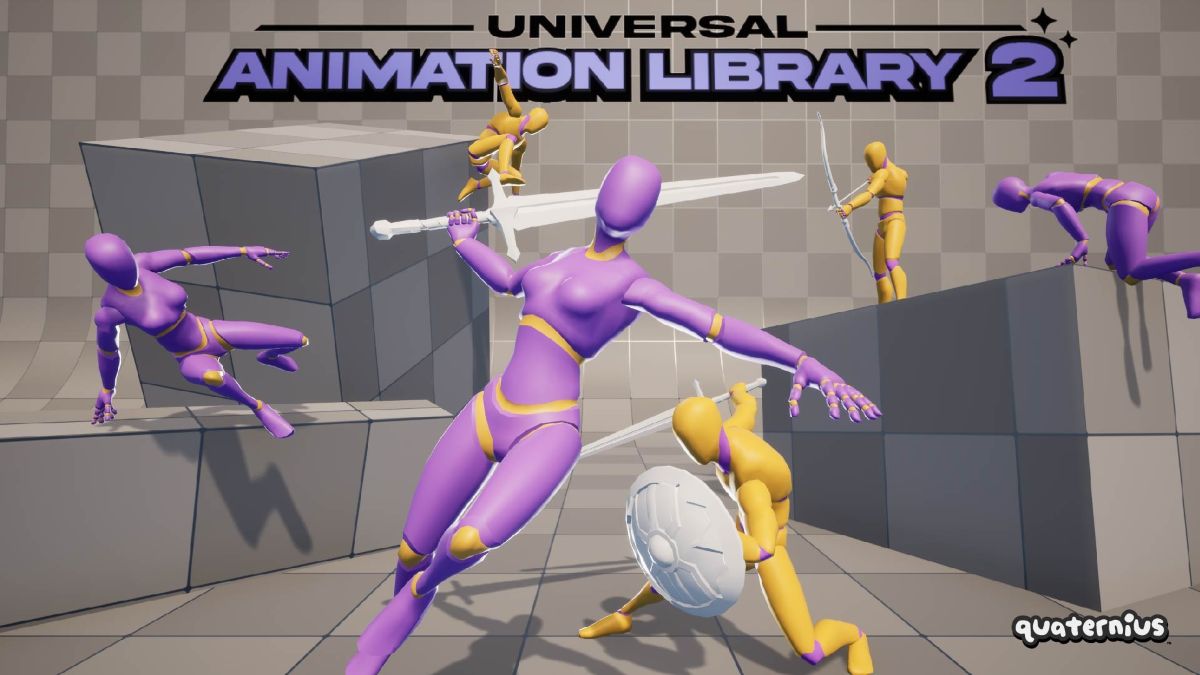 UE・Unity・Godotで使える130種類以上のアニメーションを収録した「Universal Animation Library 2」、CC0でリリース。無料版も提供中