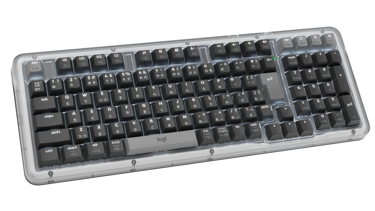 ロジクールが初めてガスケットマウントを採用。コトコトした打鍵音も特徴のワイヤレスメカニカルキーボード「Alto Keys K98M」、2/26（木）発売