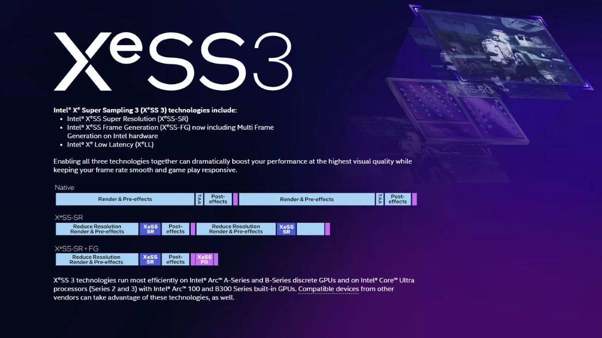 Intel、AIによる高解像技術「XeSS 3」のSDKを無料でリリース。UE用プラグインも併せてアップデート