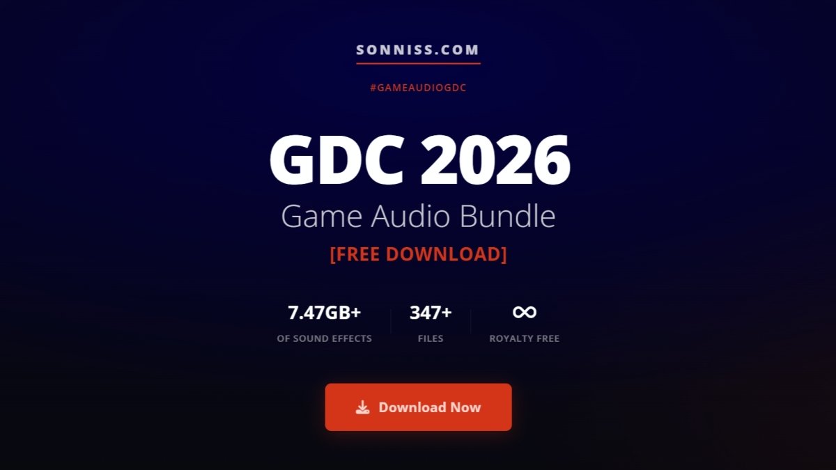 Sonniss、計7GB超のサウンドデータバンドルを無料で配布。GDC 2026の開催を記念した「GDC 2026 Game Audio Bundle」