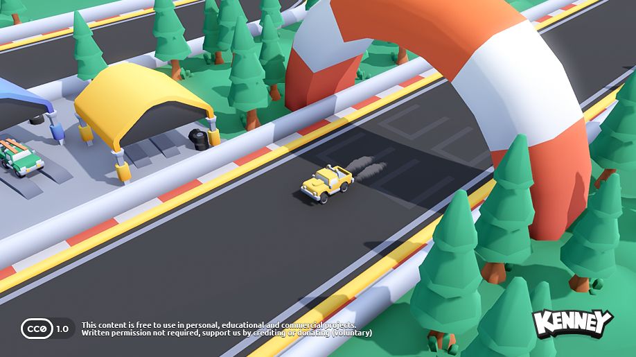 Webサイト「Kenney」にて、Godotで利用可能なレースゲームのテンプレートキット『Starter-Kit-Racing』が公開