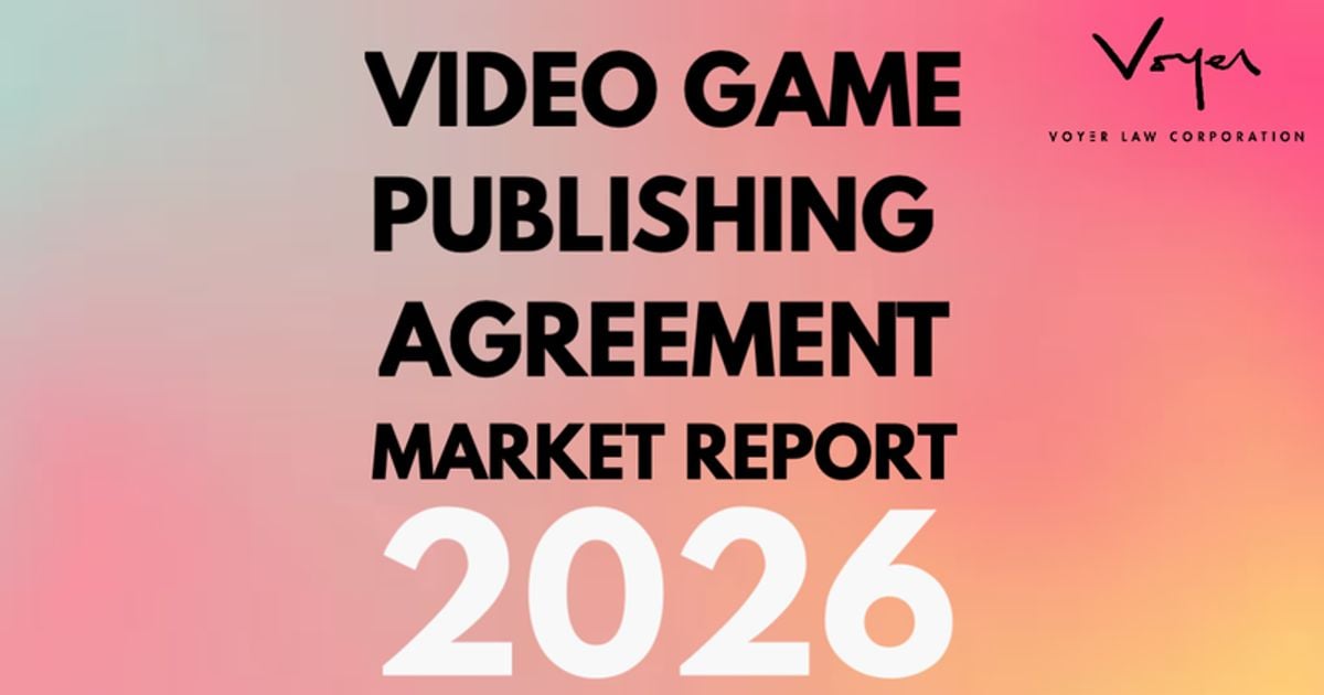 パブリッシャーとのゲーム収益分配・リクープ率など、130件以上の契約事例を調査。法律事務所Voyer Lawがレポートを公開