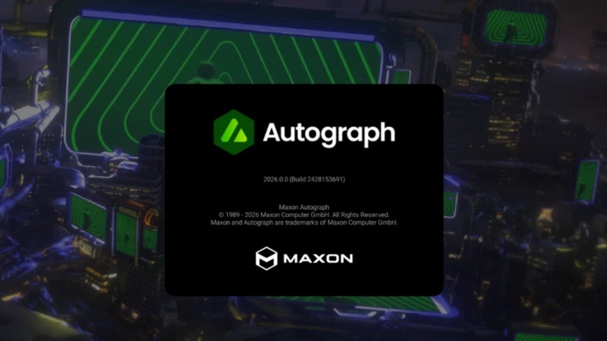 Maxon、VFX＆コンポジットツール「Autograph 2026.0.0」リリース。個人ユーザーなら商用も含めて無料で使える