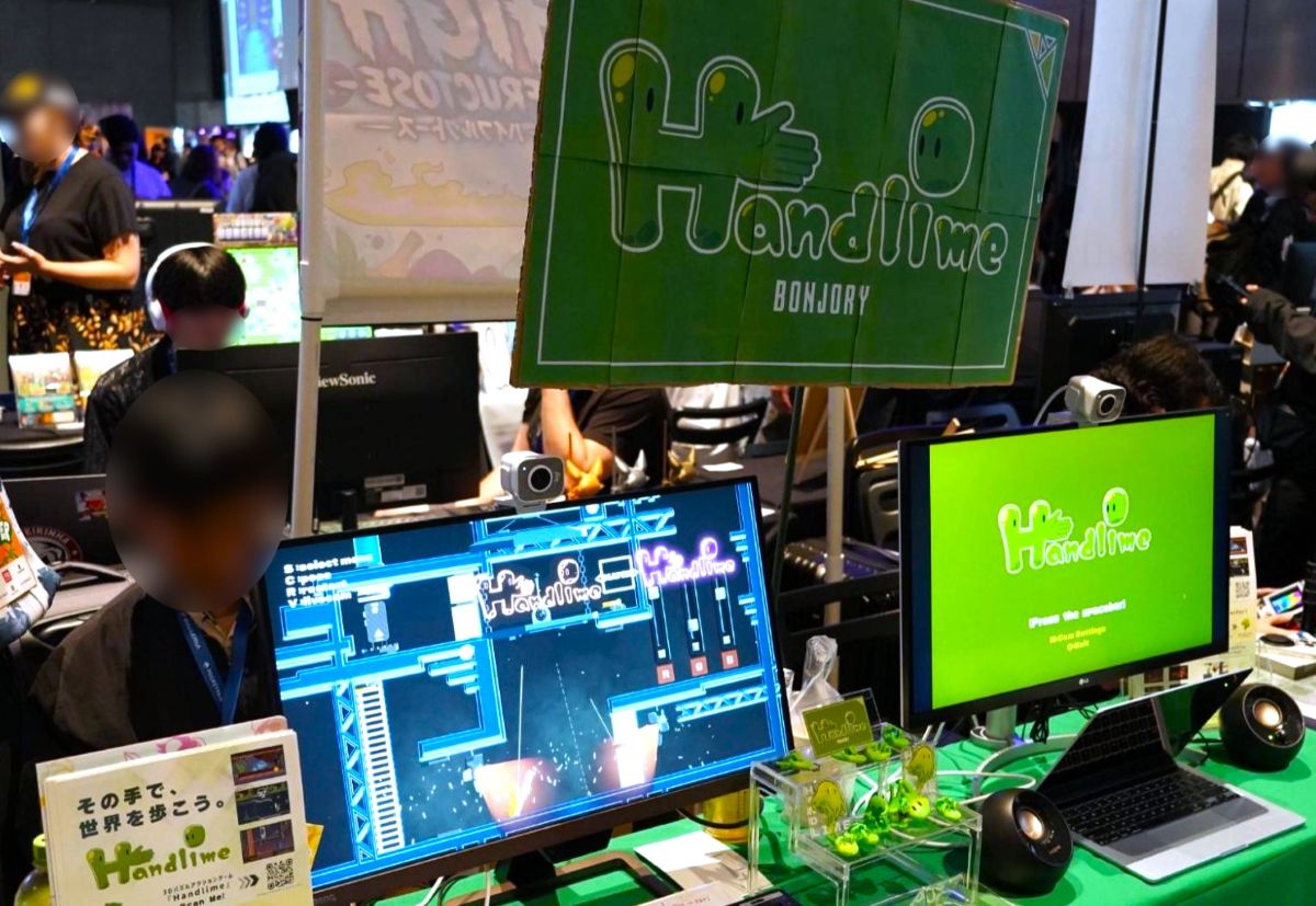 「自分の手」だけでキャラを操作。ゲームパッドいらずの2Dパズルアクション『Handlime』試遊レポート【BitSummit PUNCH】