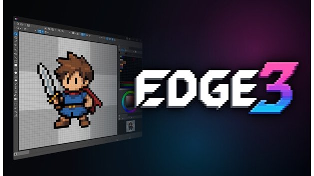 ドット絵・ドットアニメーション制作ツール「Edge3」、早期アクセス版がリリース。無料体験版も提供中