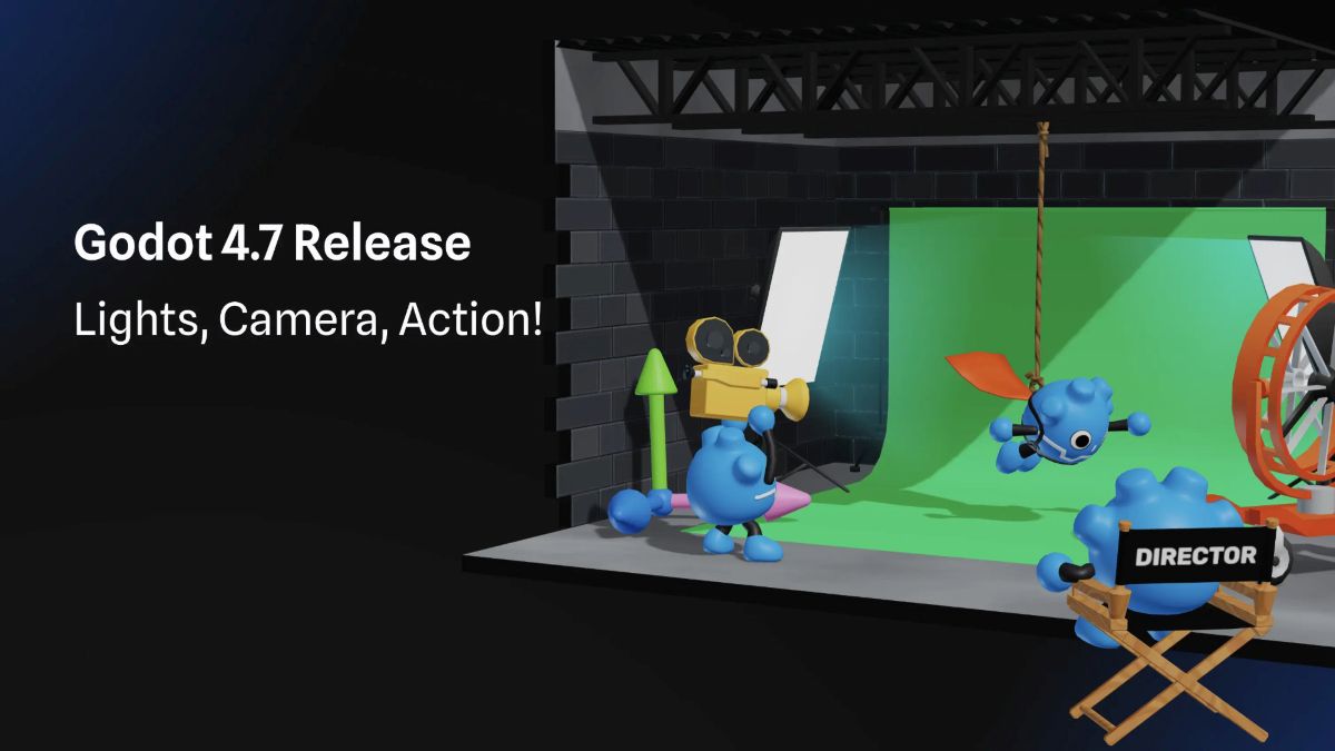 Godot Engine最新版「Godot 4.7」正式リリース。AreaLightの実装やHDR出力サポート、メッシュ操作機能の強化など