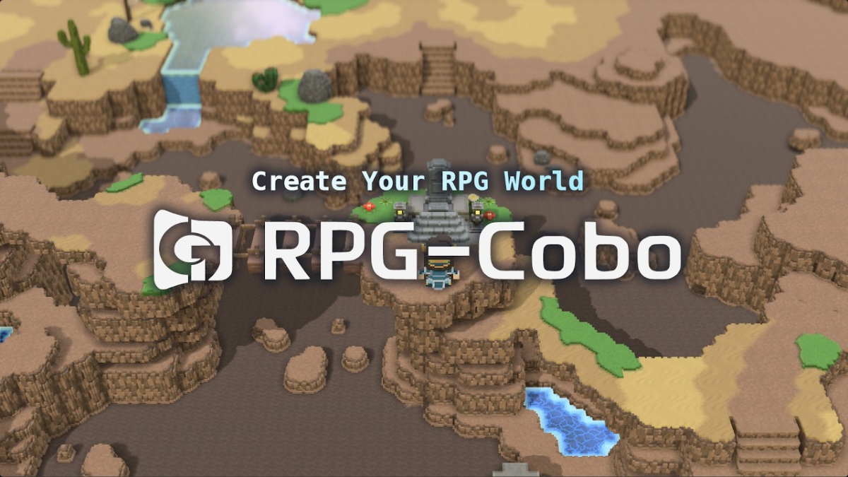 オープンソースのRPG制作ツール「RPG-Cobo」、ベータテスト版が公開。プログラミング不要、豊富なボクセル素材で3Dマップも手軽に作成可能