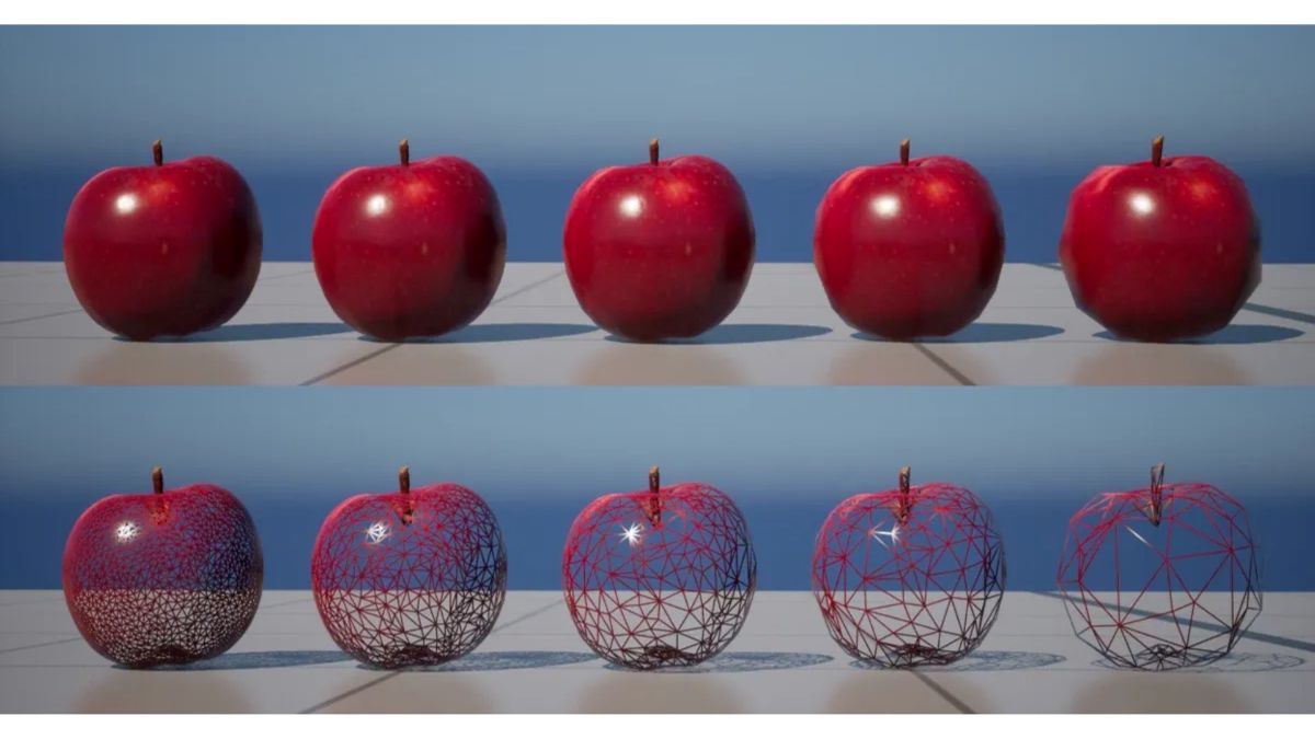 UE5のLOD機能を利用し、ローエンド環境での描画負荷を軽減する最適化テクニックを紹介したブログ記事が公開