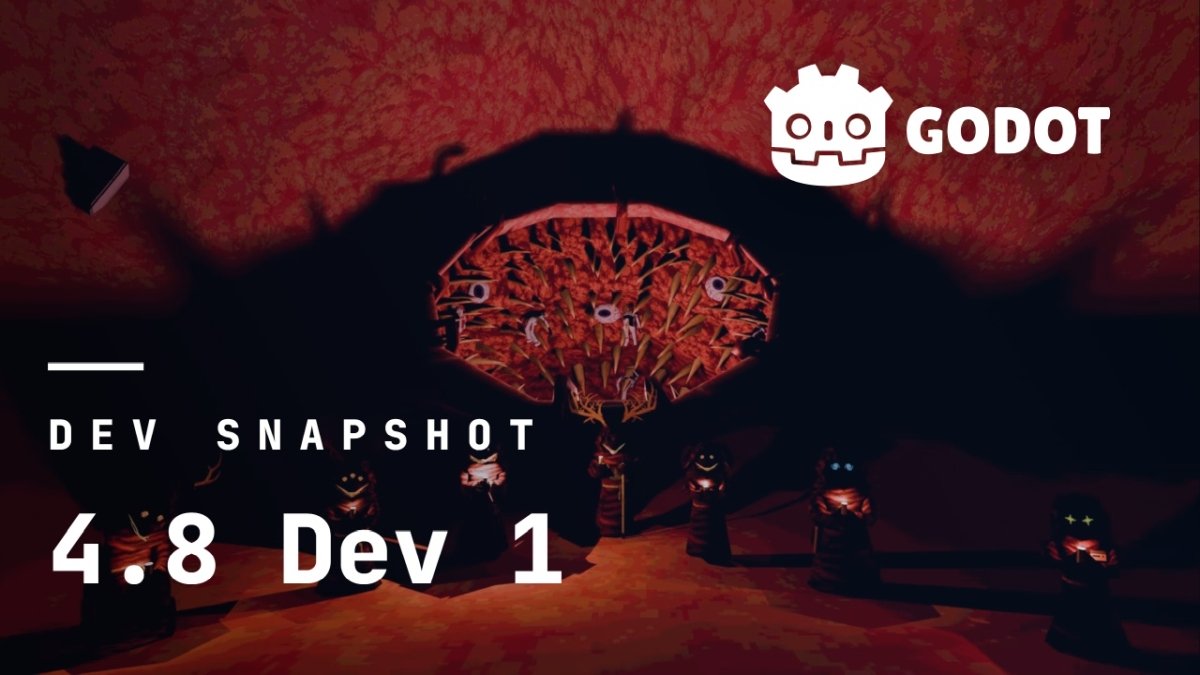ゲームエンジン「Godot 4.8 dev 1」リリース。ゲームビューのエディタ内ドッキングがデフォルト化、疑似ローカライズをエディタ上でプレビューも