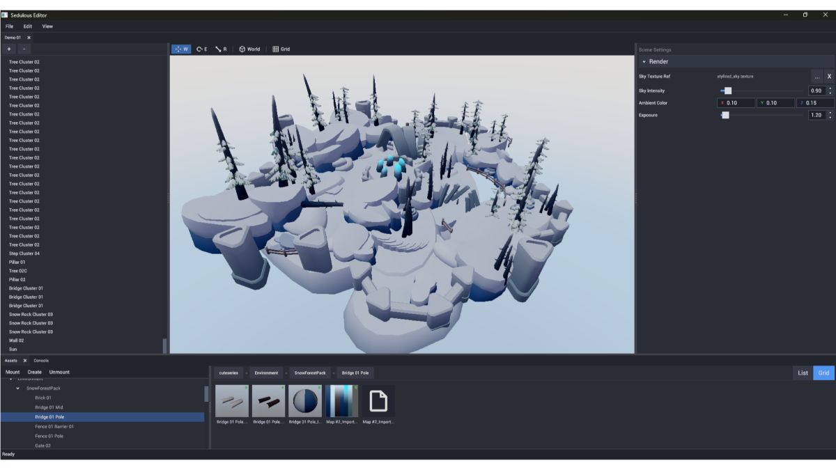 C#の文法とC++のパフォーマンスを両立した言語「Beef」で構築。オープンソース＆無料の3Dゲームエンジン「Sedulous Engine」、MITライセンスで提供中